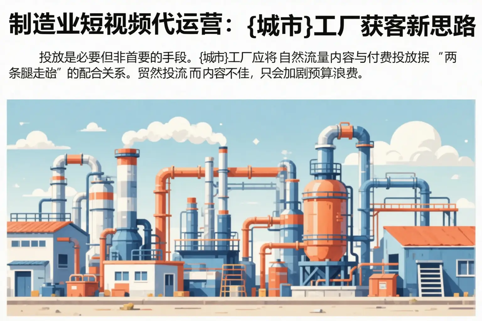 制造业短视频代运营：郴州工厂获客新思路
