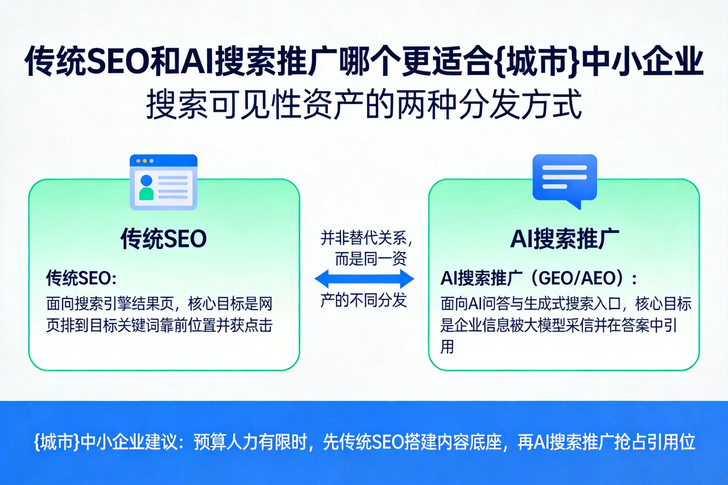 传统SEO和AI搜索推广哪个更适合郴州中小企业