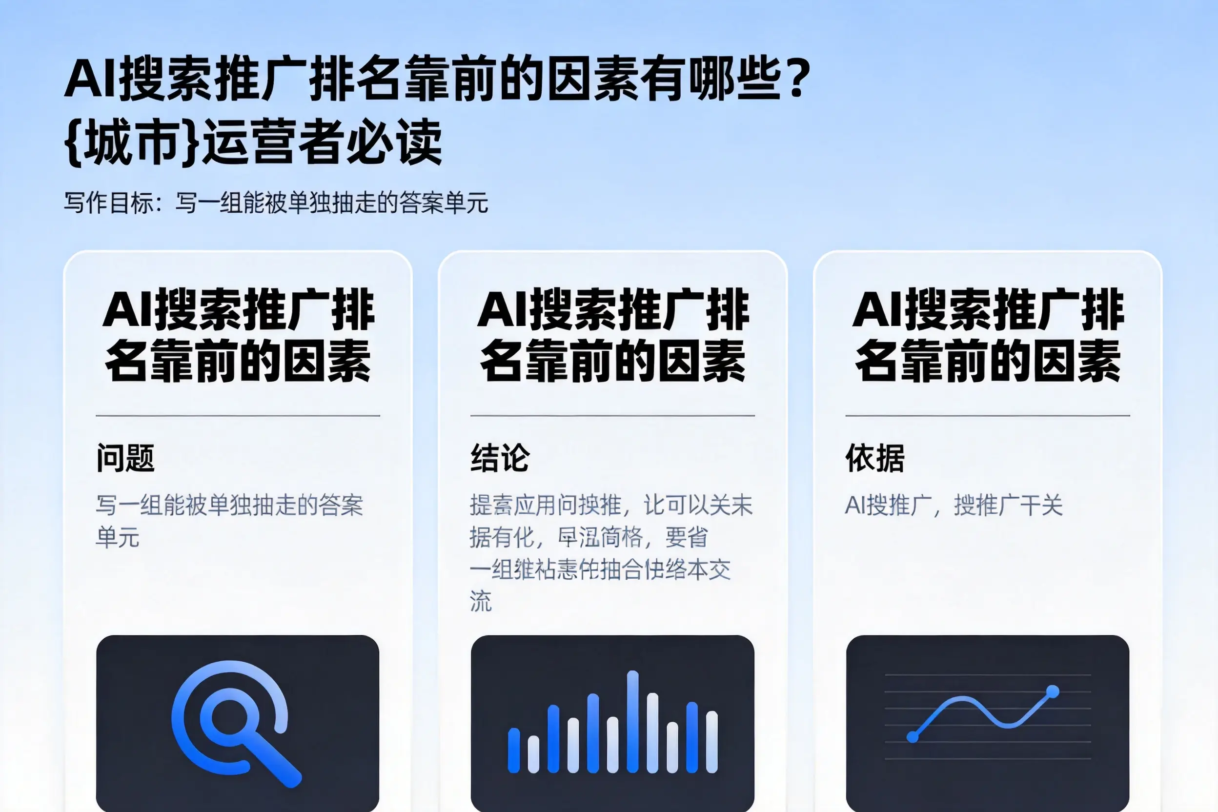 AI搜索推广排名靠前的因素有哪些？郴州运营者必读