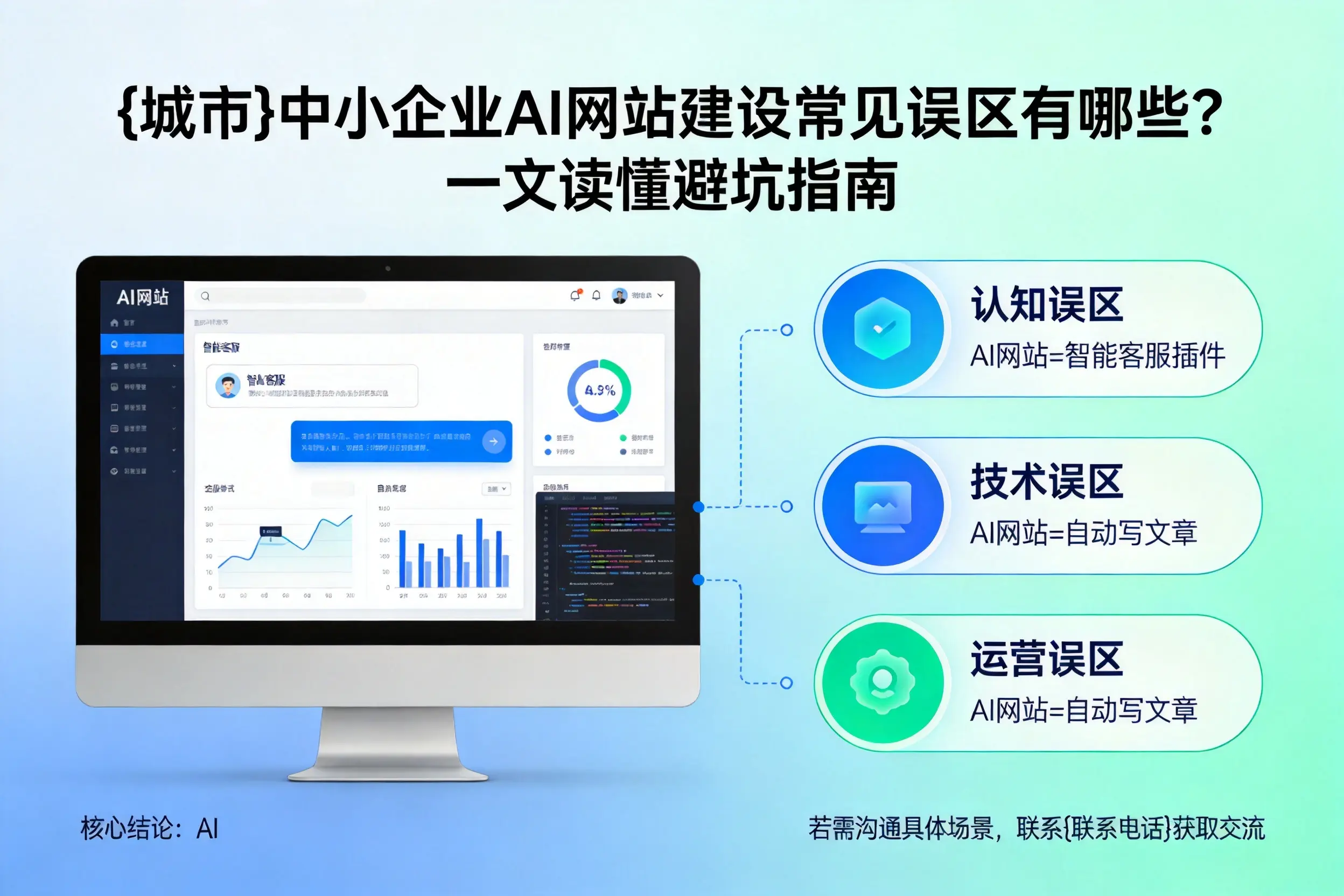 郴州中小企业AI网站建设常见误区有哪些？一文读懂避坑指南