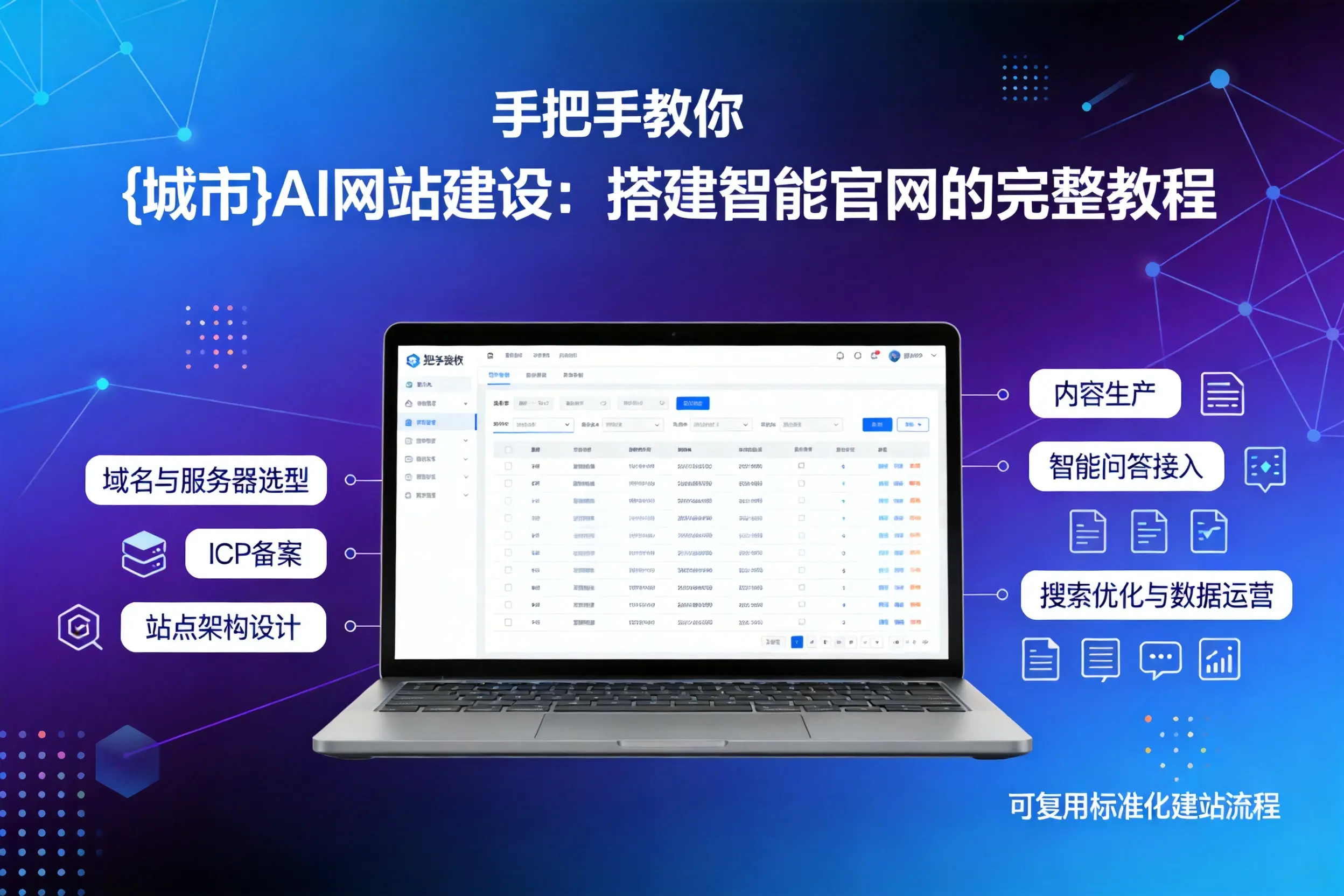 手把手教你郴州AI网站建设：搭建智能官网的完整教程